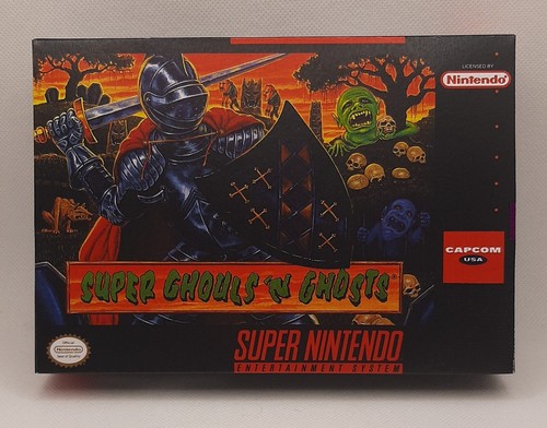 Snes super ghouls n - - super,